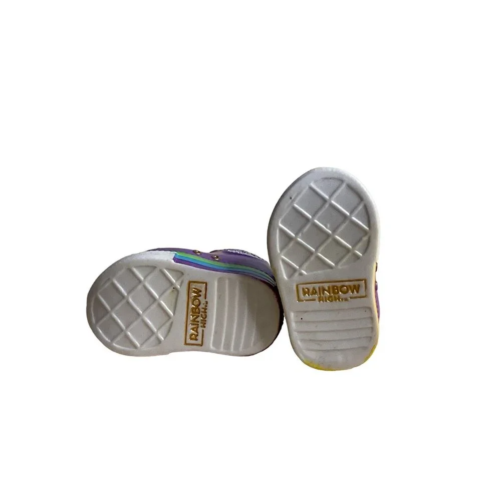 Rainbow High Doll Shadow High Shoes Purple High Tops Rainbow Sole Accessories